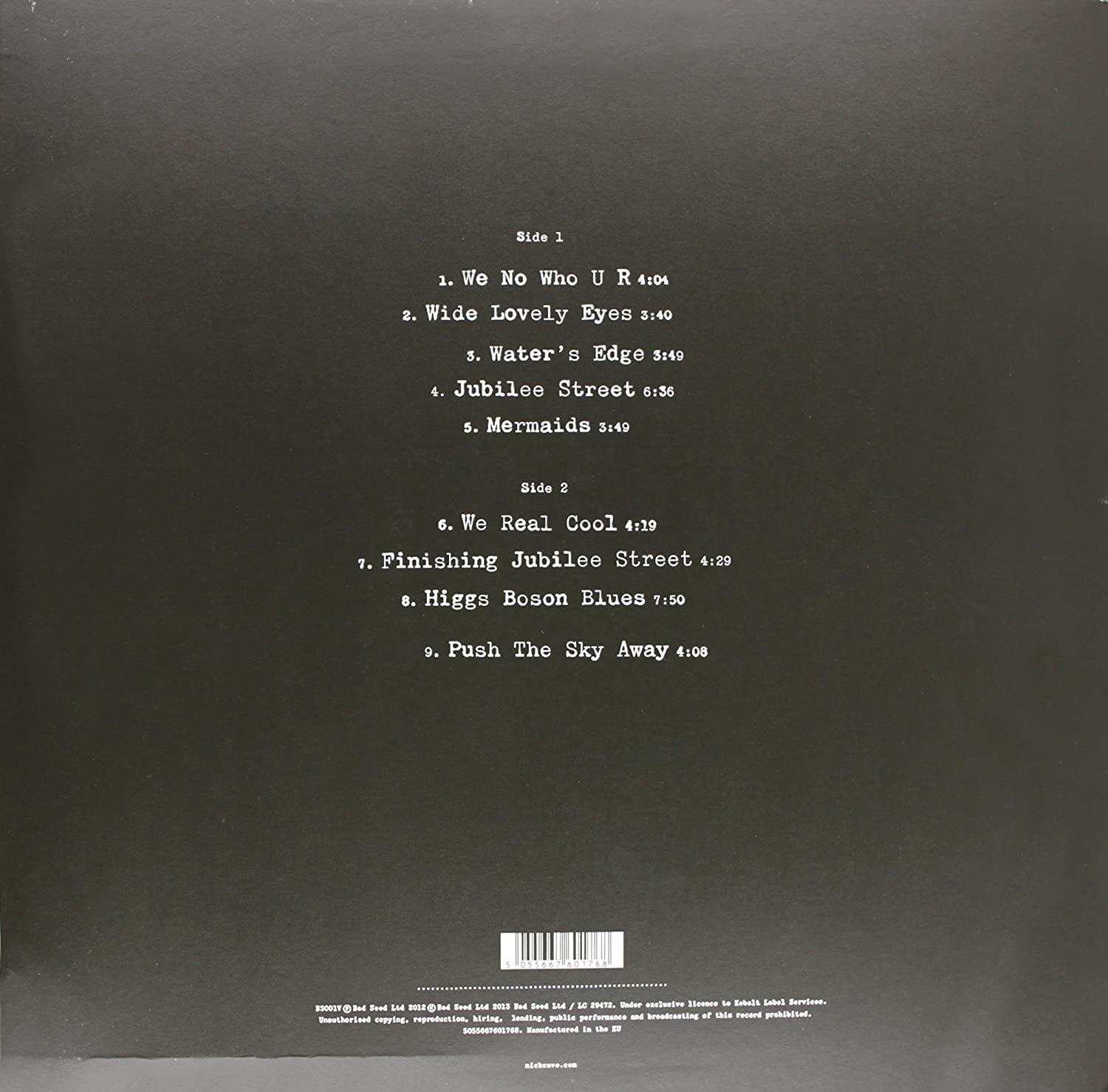 CAVE NICK - PUSH THE SKY AWAY...LP - Slika 2