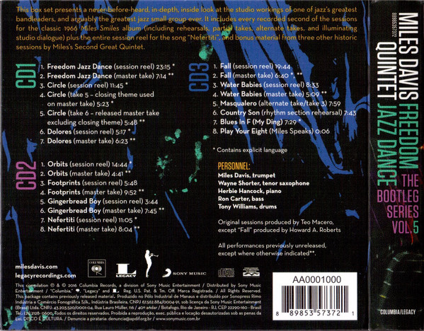 DAVIS MILES QUINTET - BOOTLEG SERIES VOL5 - Slika 2