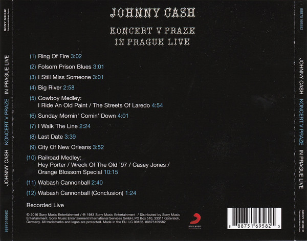CASH JOHNNY - KONCERT V PRAZE CD - Slika 2