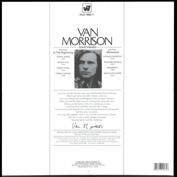 MORRISON VAN - ASTRAL WEEKS...LP - Image 2