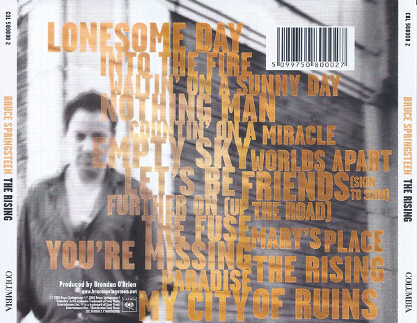 SPRINGSTEEN BRUCE - RISING - Slika 2