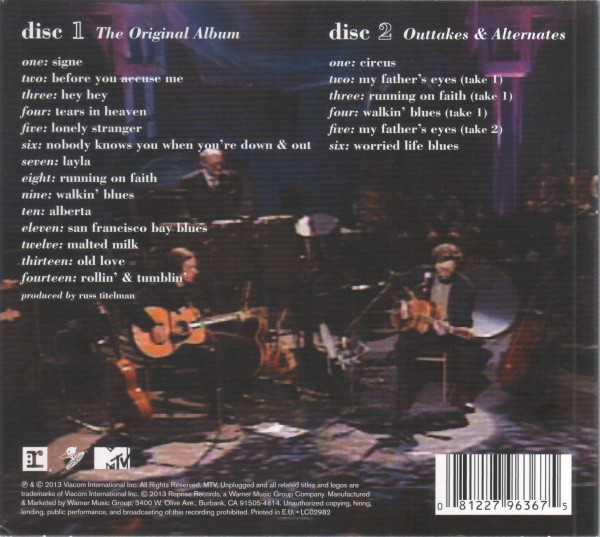 CLAPTON ERIC - UNPLUGGED (deluxe edition)...CD2 - Image 2