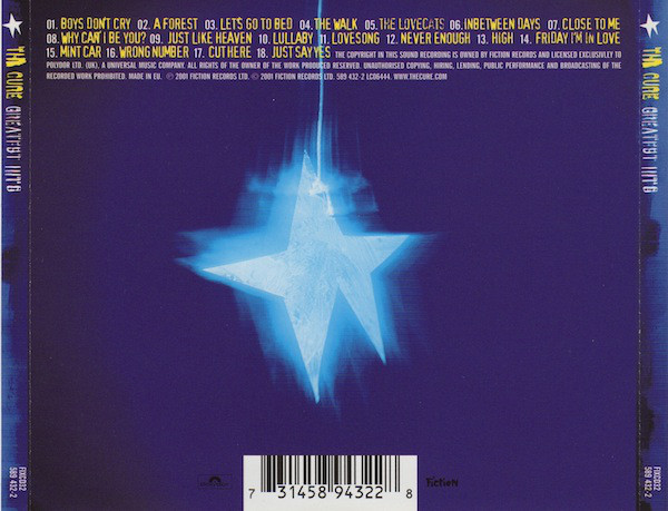 CURE - GREATEST HITS CD - Image 2
