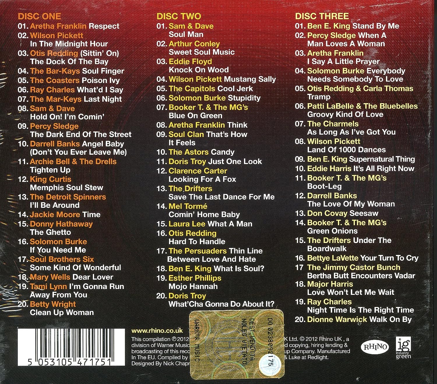 V.A. - SOUL COLLECTION CD3 - Slika 2