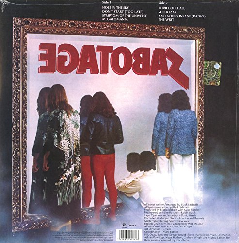 BLACK SABBATH - SABOTAGE LP - Slika 2