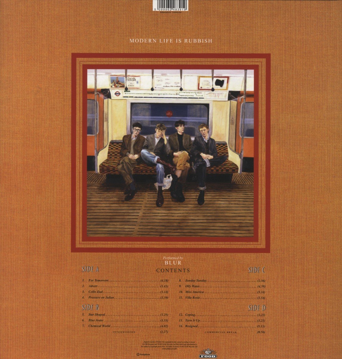 BLUR - MODERN LIFE IS RUBBISH LP2 - Image 2