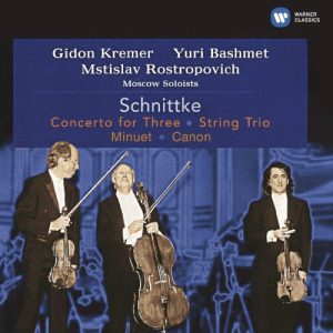 SCHNITTKE/ROSTROPOVICH - STRING TRIO, CONCERTOS FOR THREE...