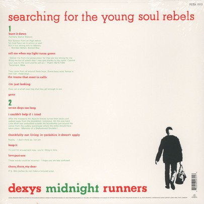 DEXY'S MIDNIGHT RUNNERS -SEARCHING FOR THE YOUNG SOUL REBELS LP - Slika 2