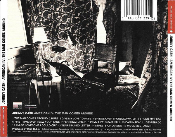 CASH JOHNNY - AMERICAN IV: MAN COMES AROUND...RM CD - Slika 2