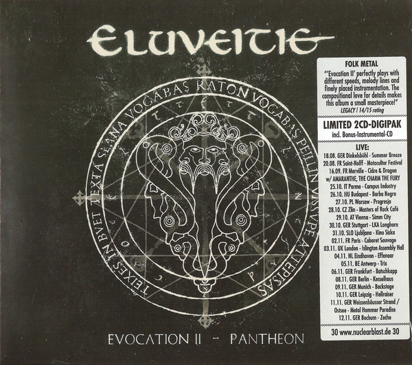 ELUVEITIE - EVOCATION II PANTHEON ddigi