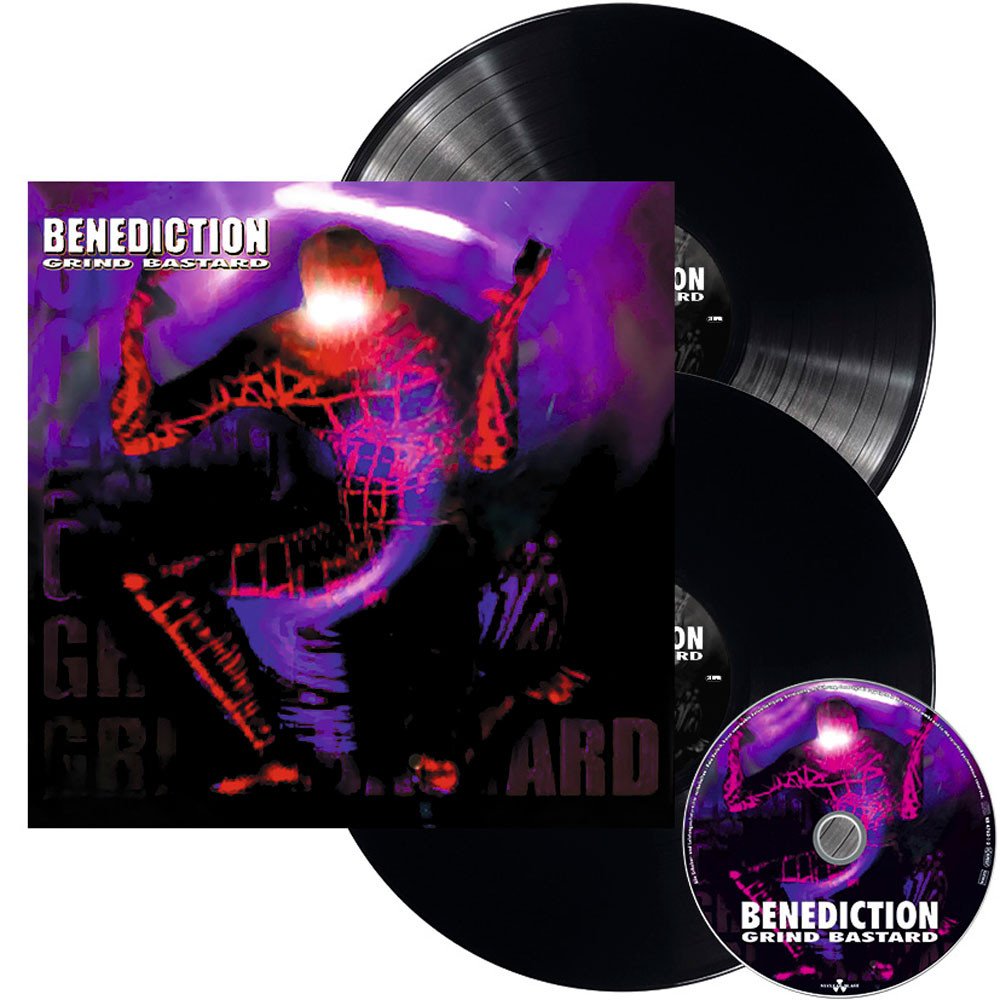 BENEDICTION - GRIND BASTARD (black vinyl ltd)...LP2+CD