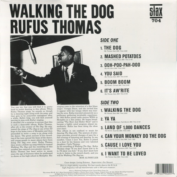THOMAS RUFUS - WALKING THE DOG LP - Slika 2