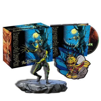 IRON MAIDEN - FEAR OF THE DARK +figurica...CD BOX