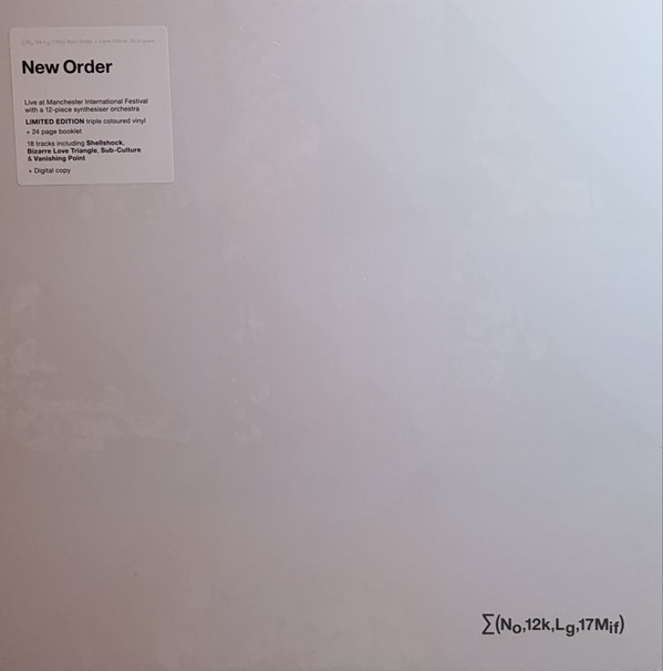 NEW ORDER - SO IT GOES triple coloured vinyl...LP3