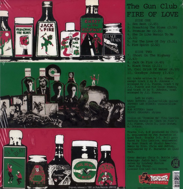 GUN CLUB - FIRE OF LOVE...LP - Slika 3