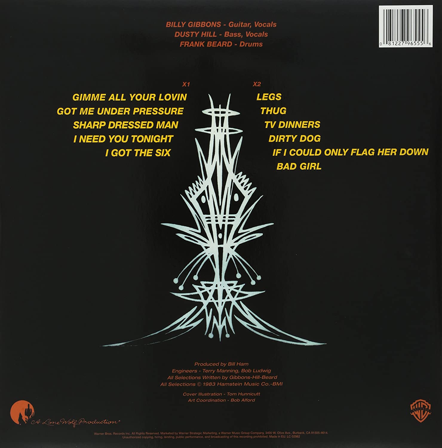 ZZ TOP - ELIMINATOR LP - Slika 2