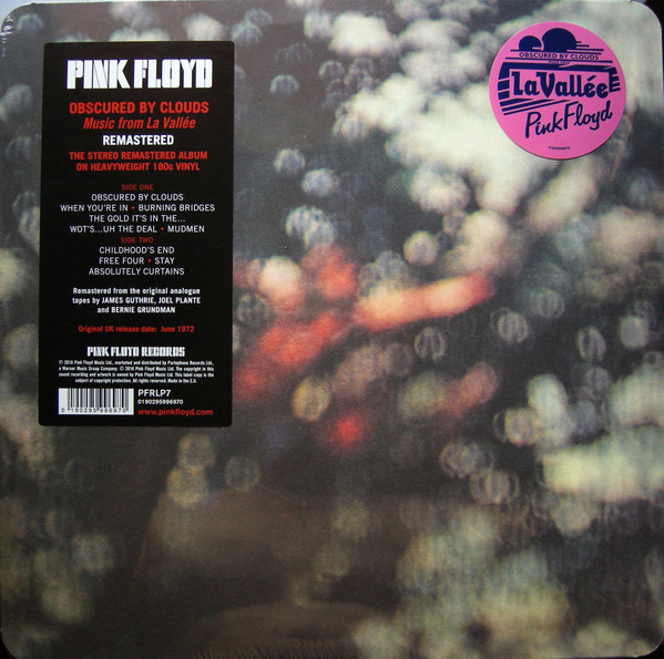 PINK FLOYD - OBSCURED BY CLOUDS LP (REM.)