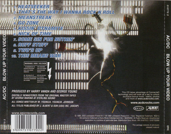 AC/DC - BLOW UP YOUR VIDEO CD - Slika 2
