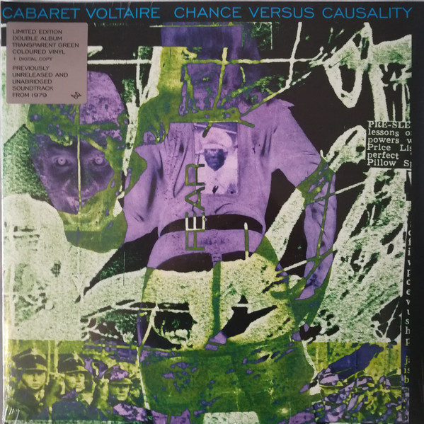 CABARET VOLTAIRE - CHANCE VERSUS CAUSALITY ltd transparent green vinyl LP2