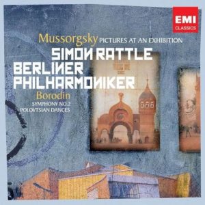 MUSSORGSKY/RATTLE - PICTURES AT AN EXHIBITION CD