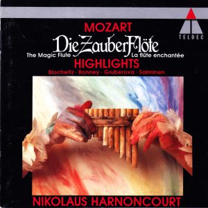 MOZART/HARNONCOURT - DIE ZAUBERFLOTE (highlights) CD