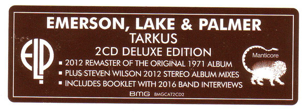 EMERSON LAKE & PALMER -TARKUS CD2 - Slika 4