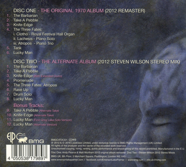 EMERSON LAKE & PALMER - EMERSON LAKE & PALMER CD2 - Slika 2