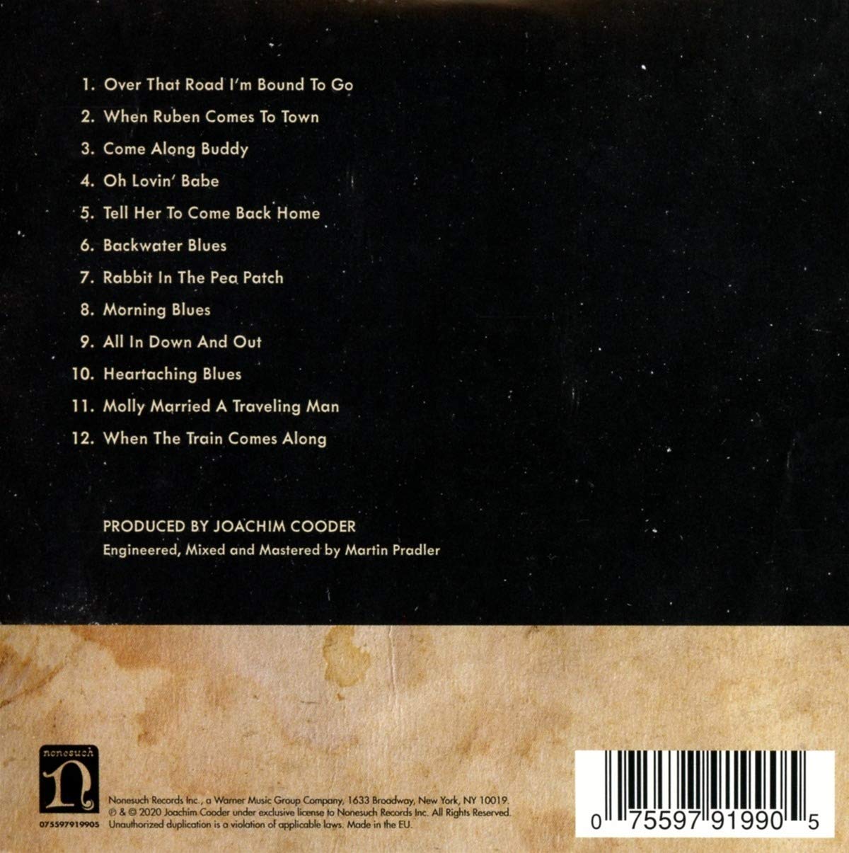 COODER JOACHIM - OVER THAT ROAD I'M BOUND CD - Slika 2