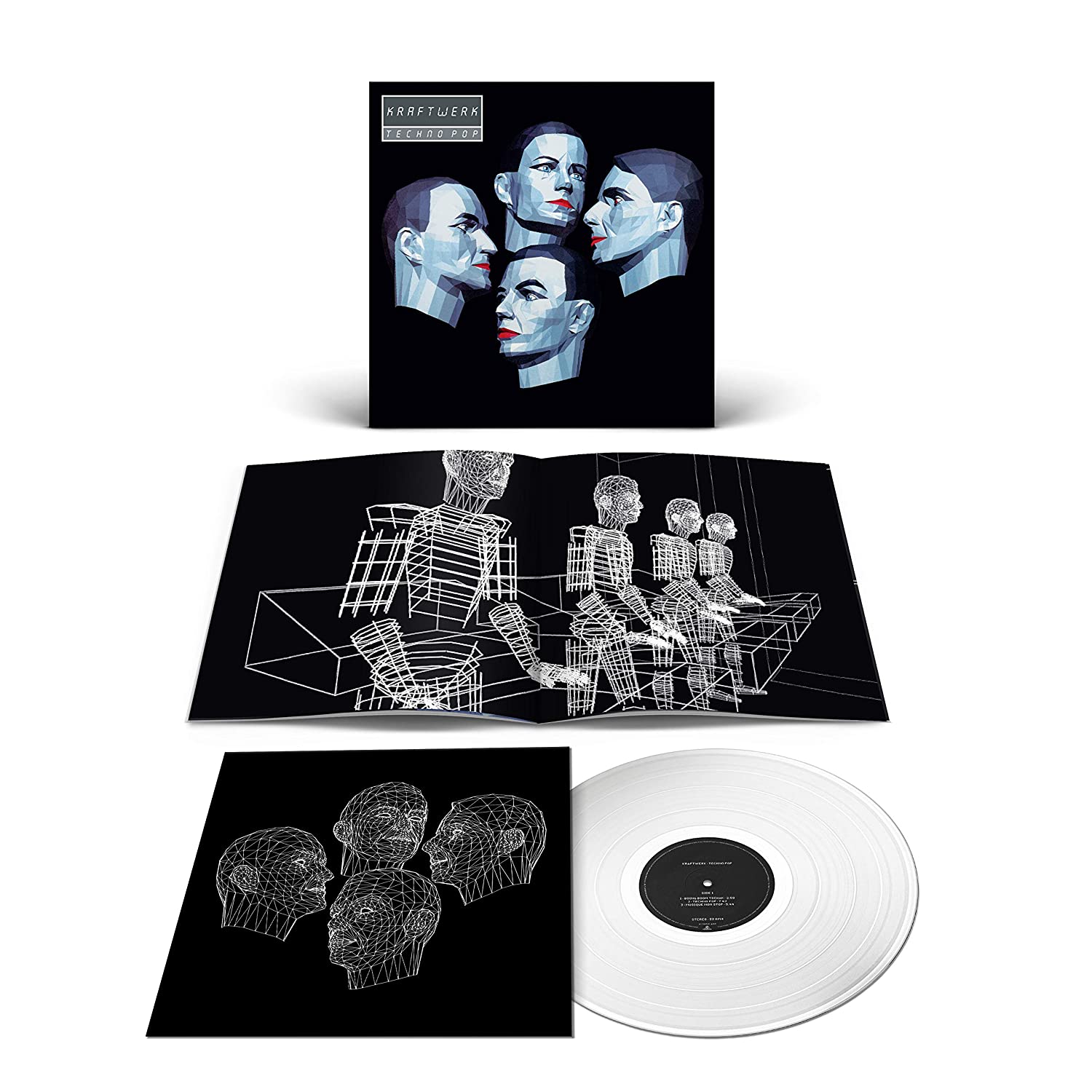KRAFTWERK - TECHNO POP clear LP