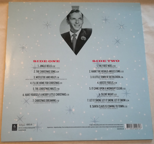 SINATRA FRANK - CHRISTMAS WITH OL' BLUE EYES LP - Slika 2