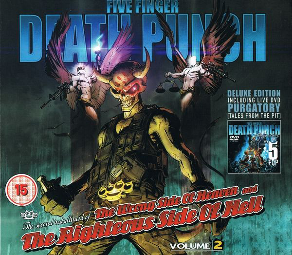 FIVE FINGER DEATH PUNCH - WRONG SIDE OF HEAVEN CD