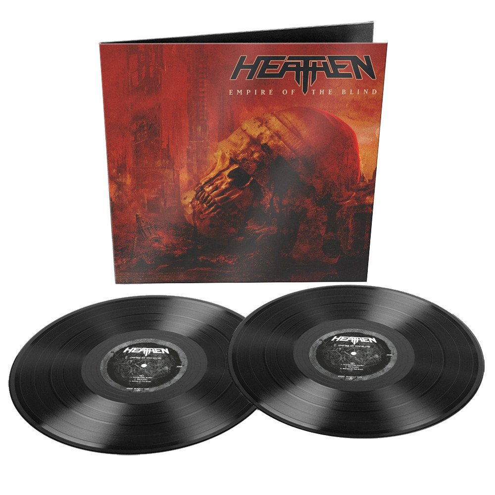 HEATHEN - EMPIRE OF THE BLIND black vinyl LP2