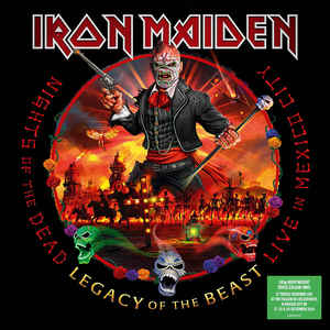 IRON MAIDEN - NIGHTS OF THE DEAD, LEGACY OF THE BEAST coloure vinyl LP3
