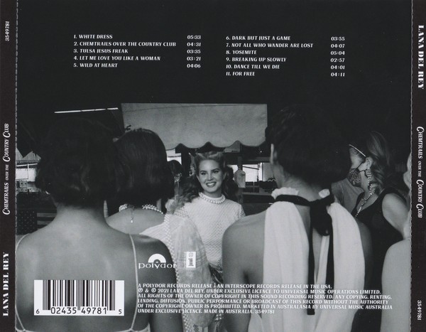 DEL REY LANA - CHEMTRAILS OVER THE COUNTRY CLUB CD - Slika 2