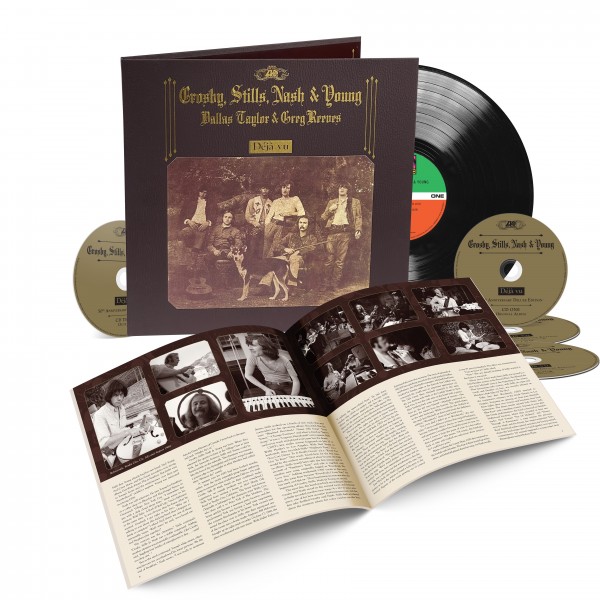 CROSBY STILLS NASH & YOUNG - DEJA VU 50TH ANNIVER 1LP+4CD BOX