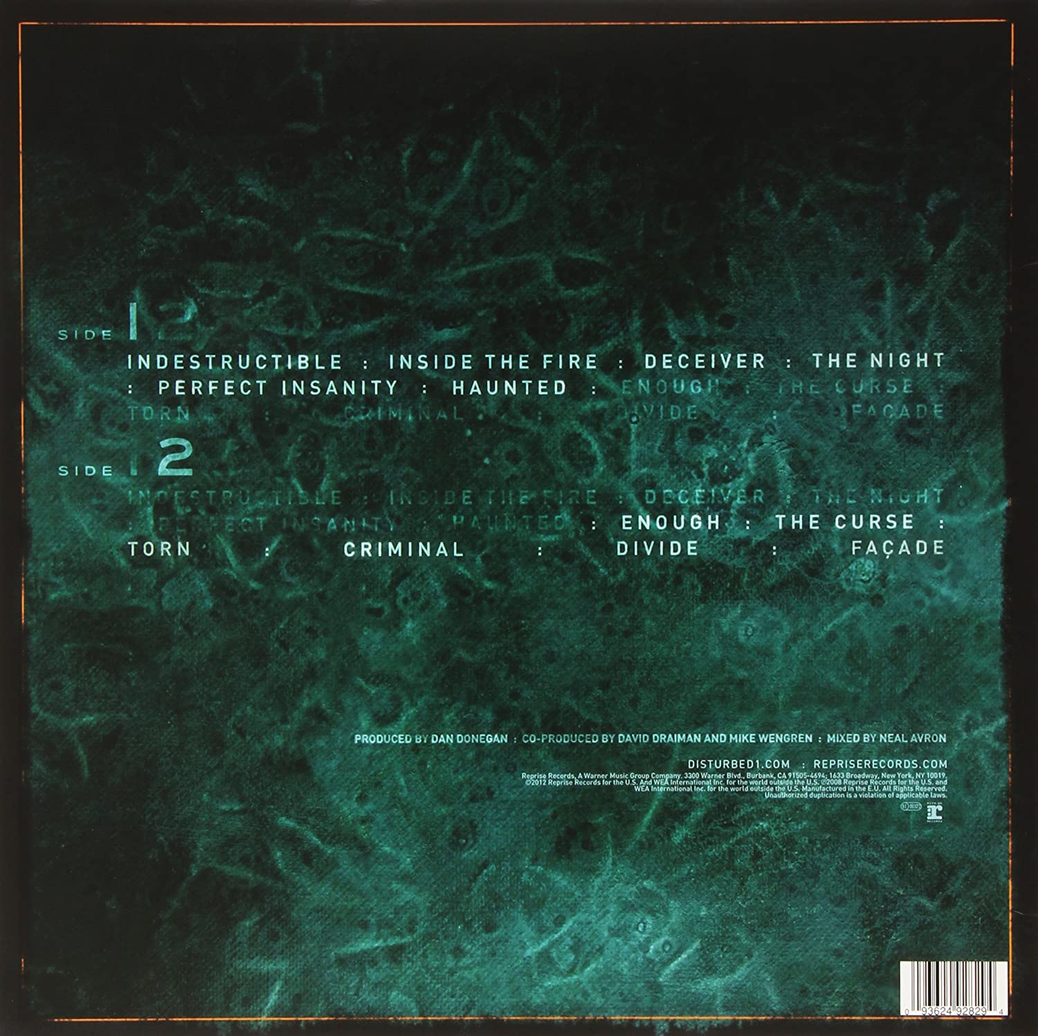 DISTURBED - INDESTRUCTIBLE LP - Image 2