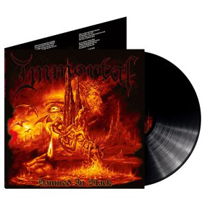 IMMORTAL - DAMNED IN BLACK alternative cover 2020 LP