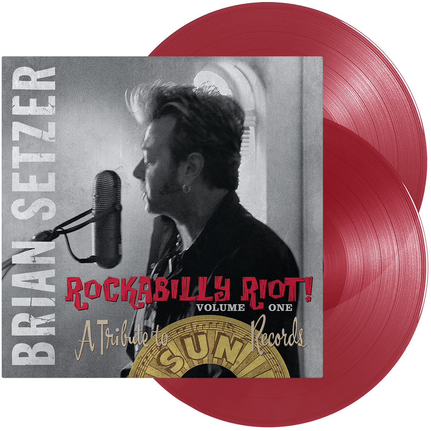 SETZER BRIAN - ROCKABILLY RIOT red vinyl LP