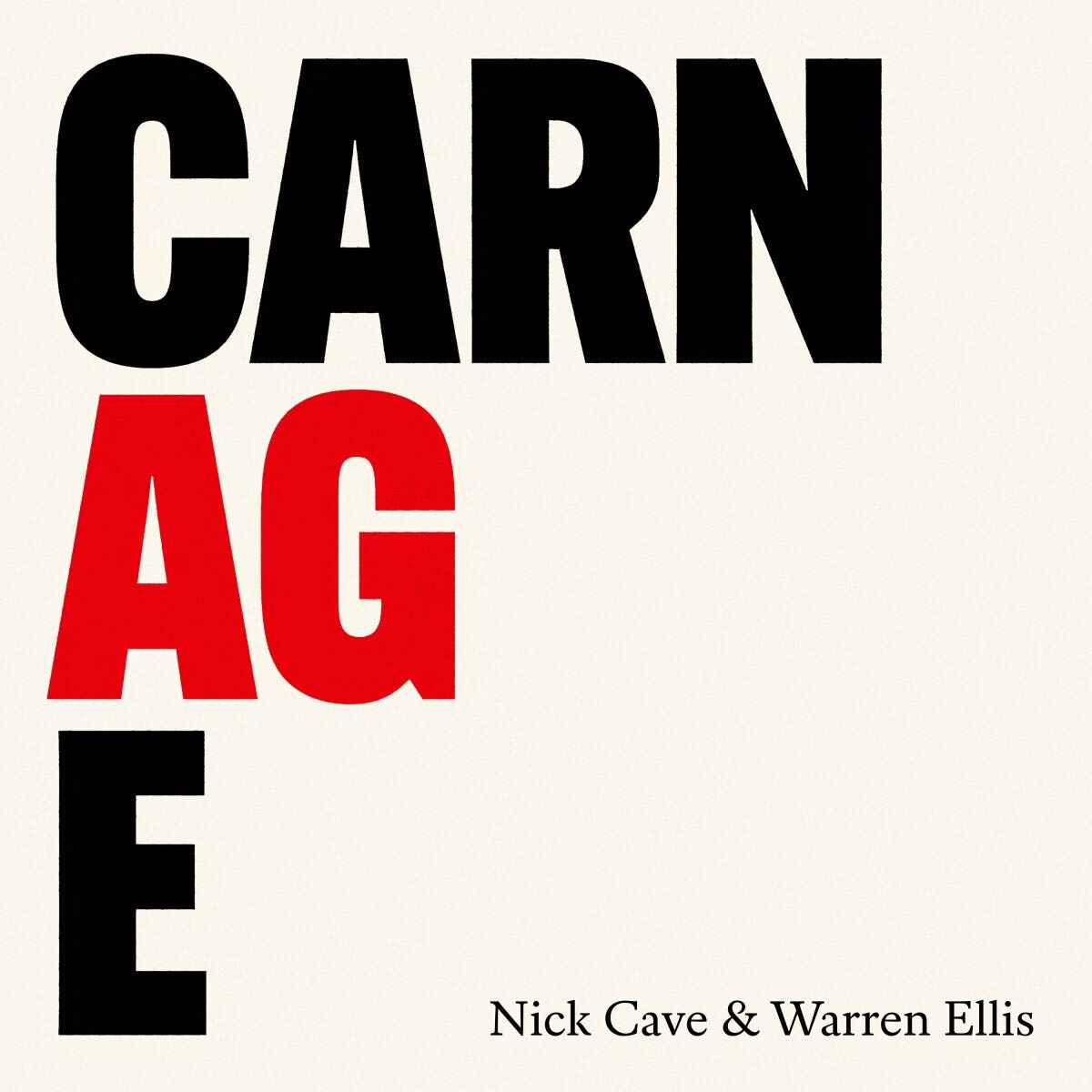 CAVE NICK & ELLIS WARREN - CARNAGE...CD