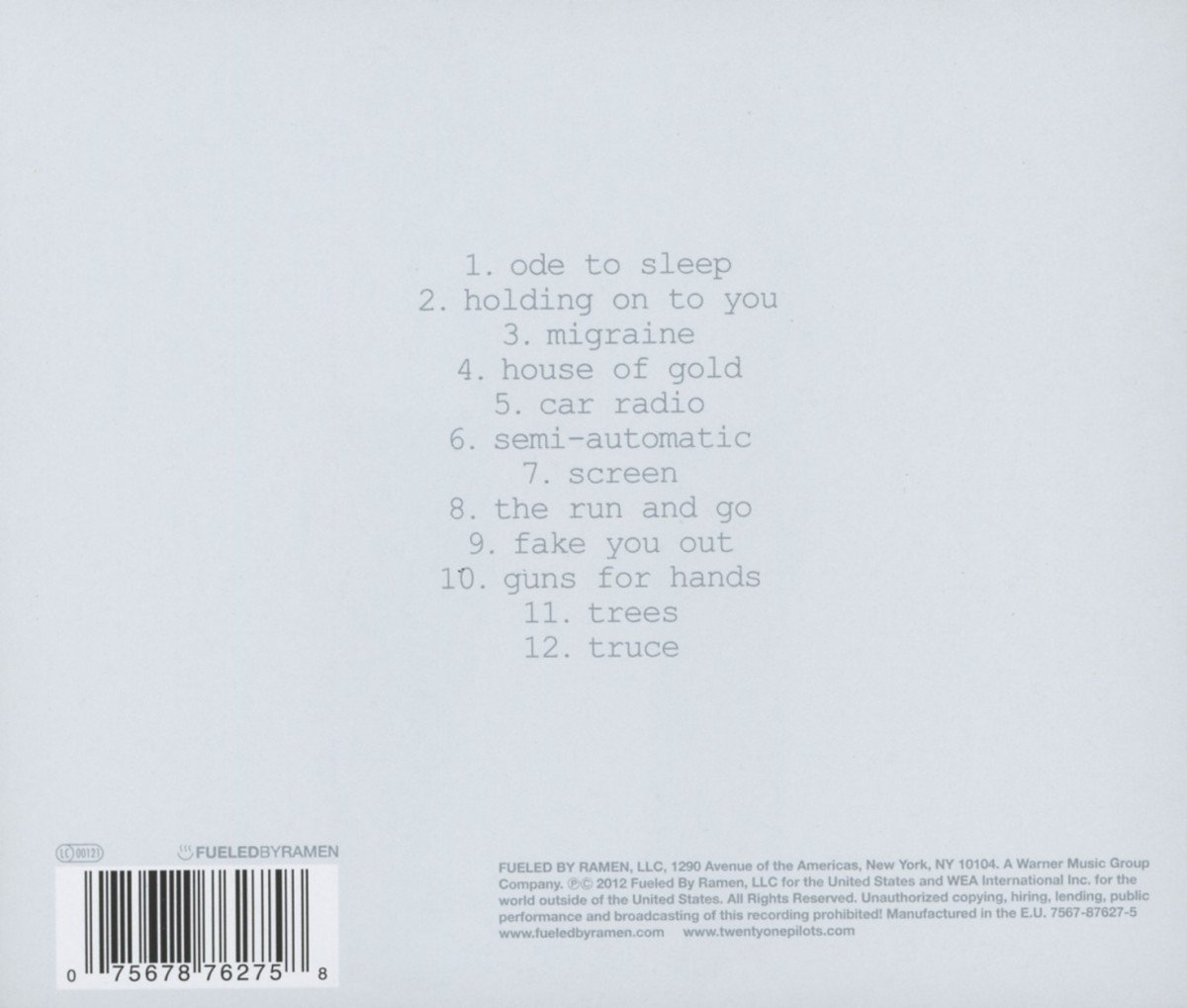 TWENTY ONE PILOTS - VESSEL CD - Slika 2