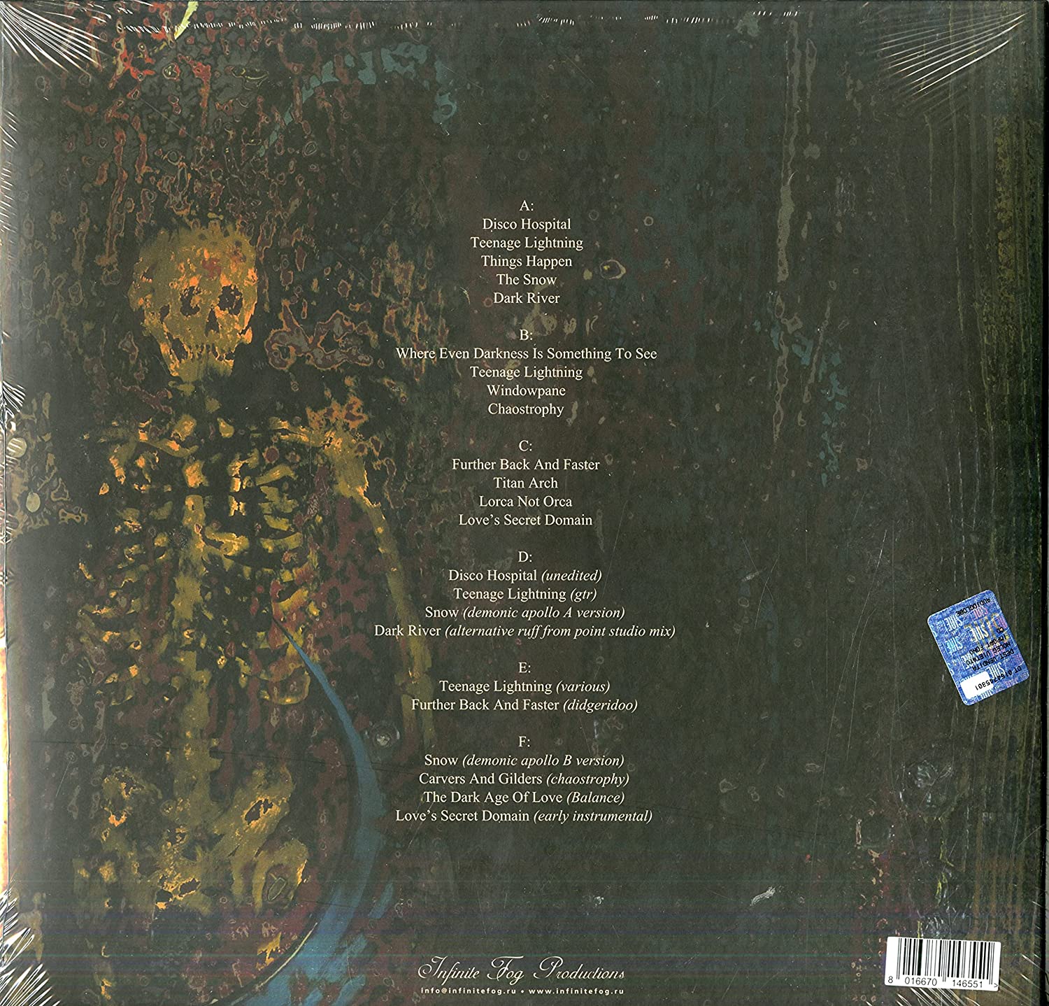 COIL - LOVE'S SECRET DOMAIN 30th annyversary LP3 - Slika 2