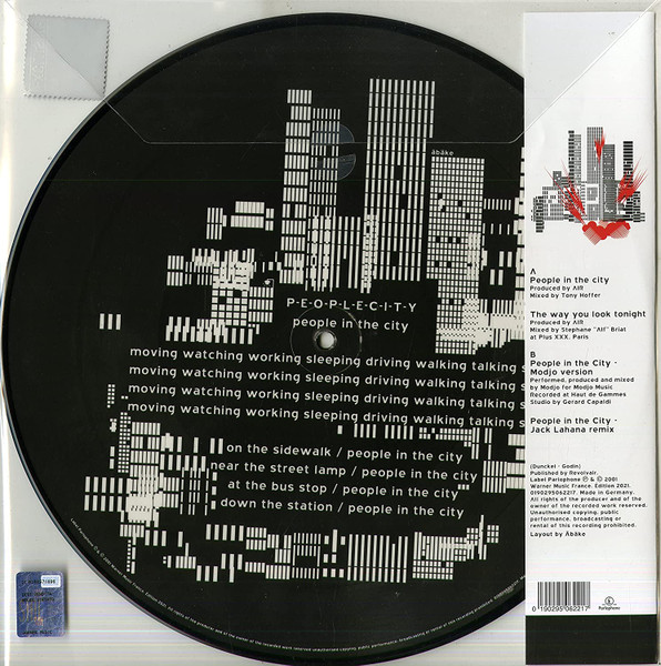 AIR - PEOPLE IN THE CITY RSD 2021 picture disc 12" MAXI - Slika 2