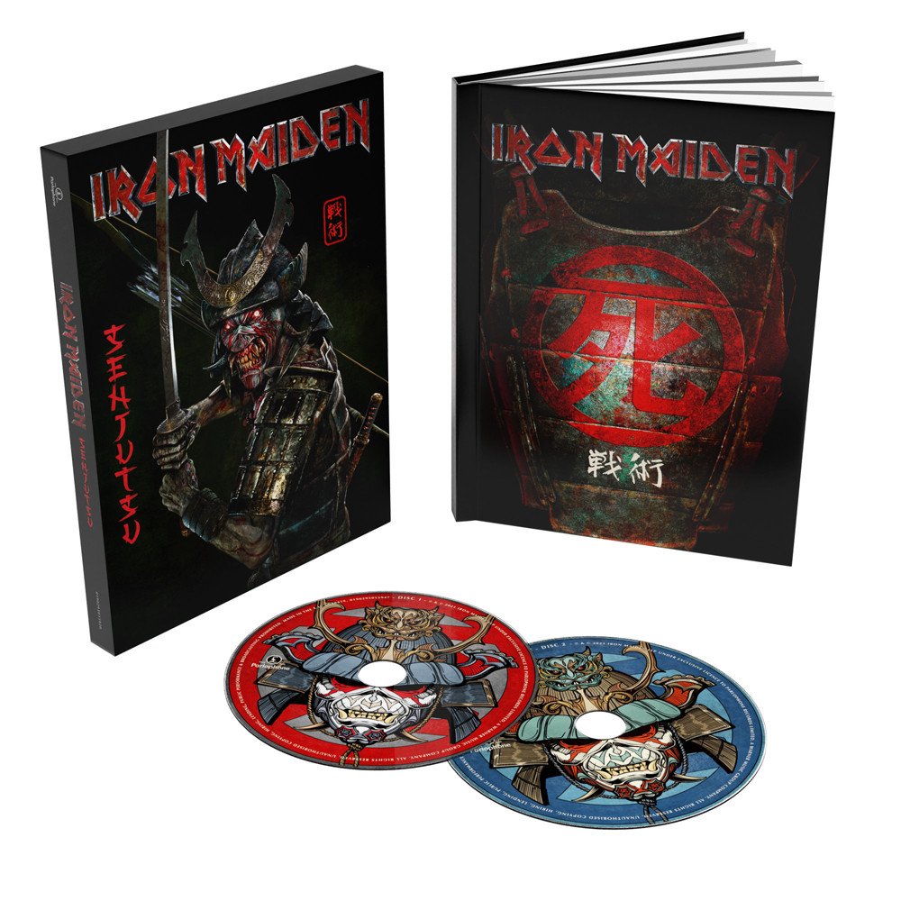 IRON MAIDEN - SENJUTSU Casebound Book Deluxe 2CD
