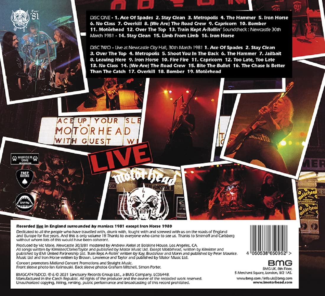 MOTORHEAD - NO SLEEP 'TIL HAMMERSMITH 40 th anniversary CD2 - Slika 2
