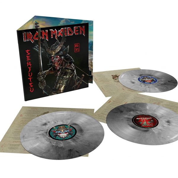 IRON MAIDEN - SENJUTSU silver marble vinyl LP3
