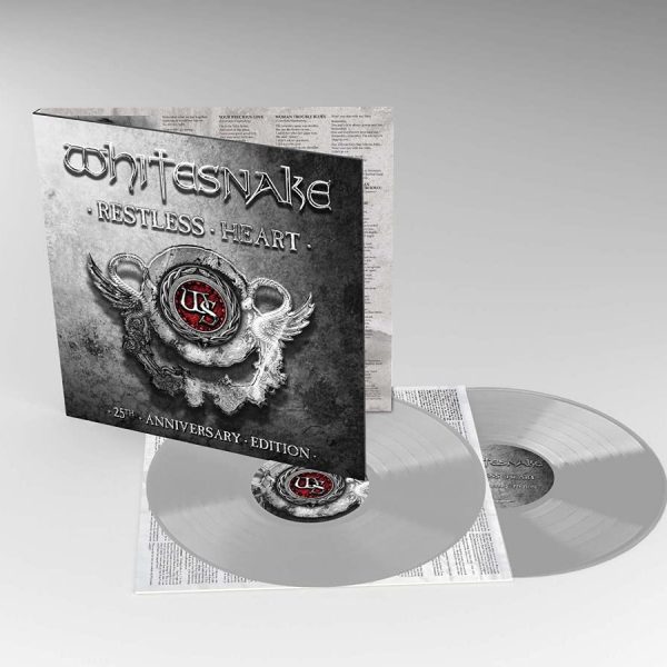 WHITESNAKE - RESTLESS HEART 25th anniversary silver vinyl LP2