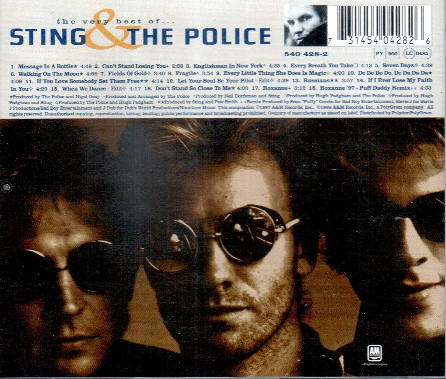 STING & POLICE - VERY BEST OF CD - Slika 2