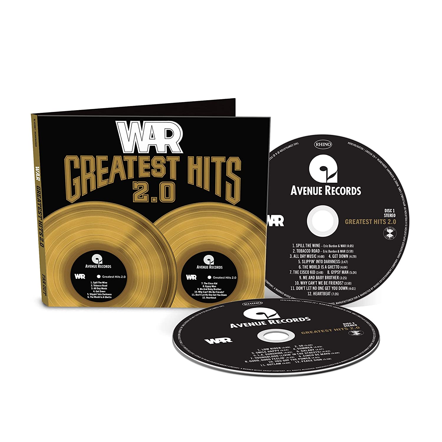 WAR - GREATEST HITS 2.0 CD