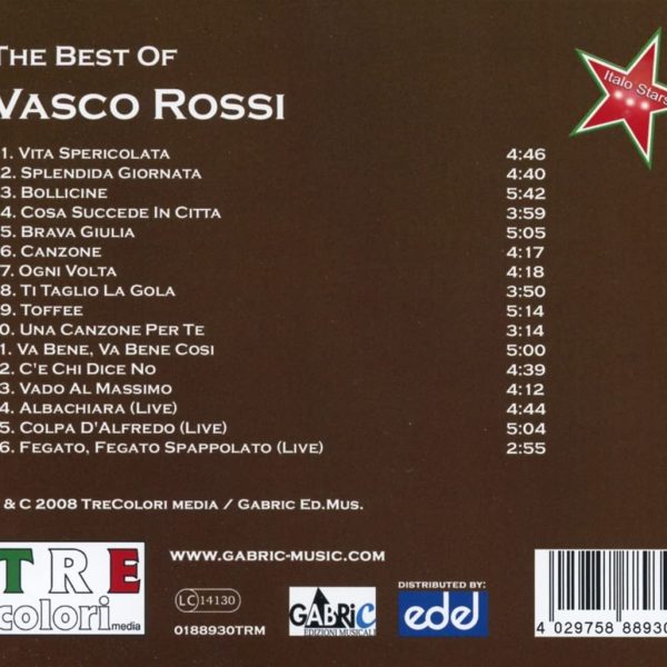 ROSSI VASCO - BEST OF CD