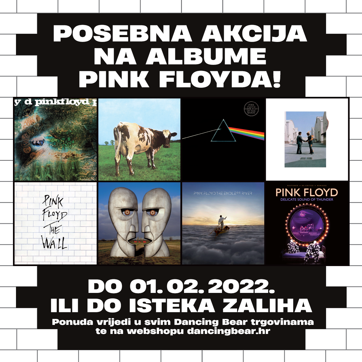 pink floyd, akcija, dancing bear